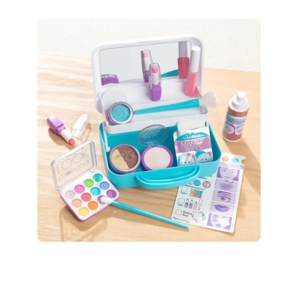 Melissa & Doug LOVE YOUR LOOK - Makeup Kit Play Set S023 Mess Free Kit NIB NWT‎